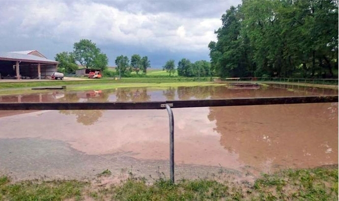 Überflutung in Ansbach, Turnier 4.-5.6. abgesagt