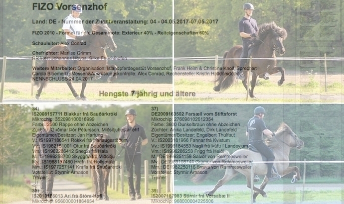 Vorsenzhof ready: Zeitplan, Starterliste zum Download