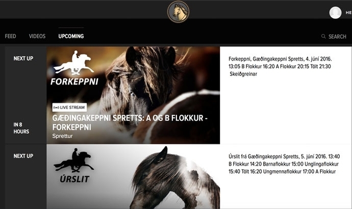 L’mót TV testet Stream: live Gæðingakeppni schauen