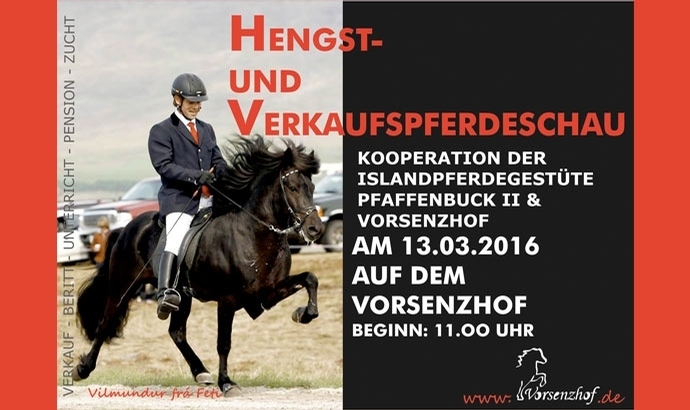 Vilmundur @ Vorsenzhof: Show am 13.3. ab 11 Uhr