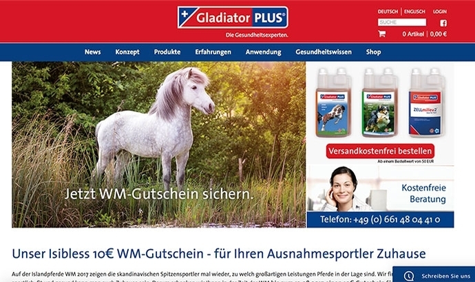 GladiatorPLUS zur WM: isibless-Leser sparen 10 €