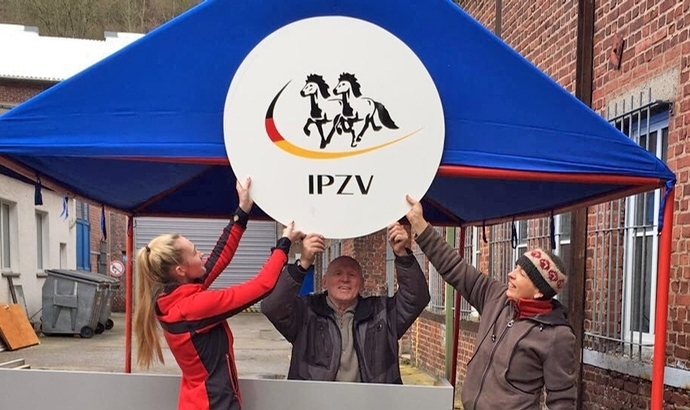IPZV-Team gut gerüstet für Aufbau zur Equitana 2017