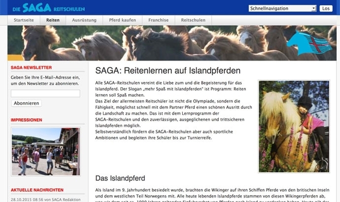 Lust auf’s Islandpferd? Entdecken mit SAGA