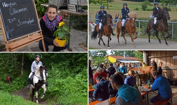 Taktklares Sommerfest bei Kellermanns in Lindelburg