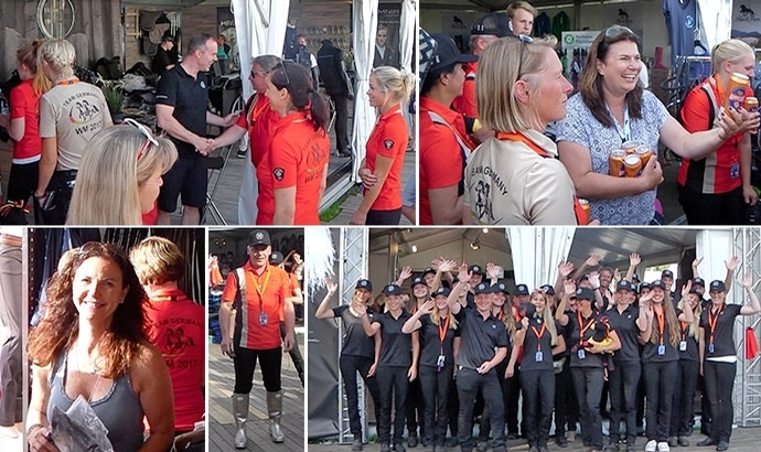 WM: Team Germany zu Gast bei seinen Sponsoren