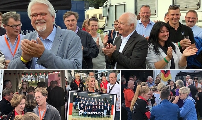 WM: Familiäre Stimmung bei IPZV-Empfang / Video