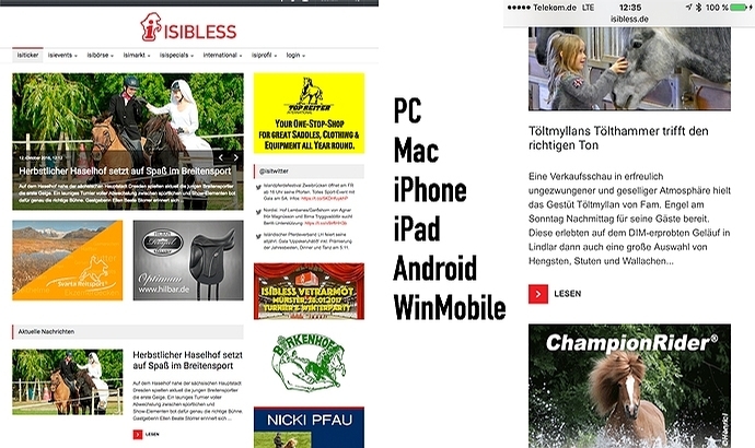 Jetzt schon Inserate auf isibless für 2017 sichern
