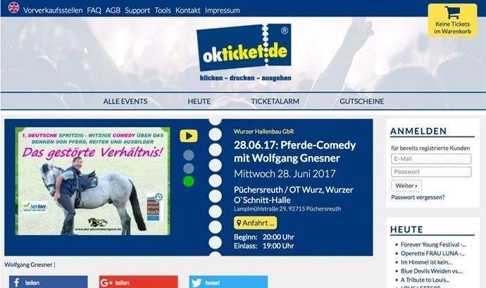 DIM-Rahmenprogramm: Pferde-Comedy in Wurz