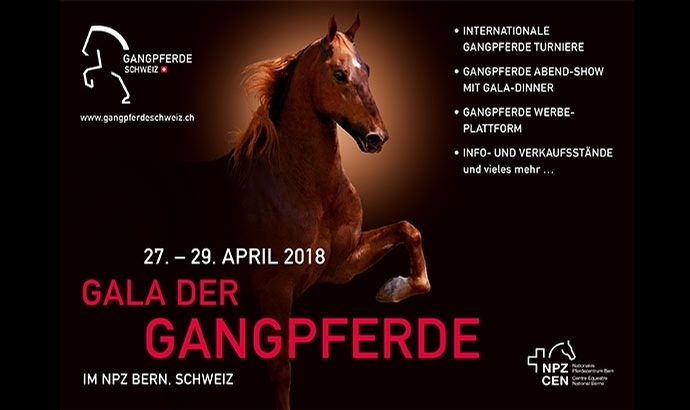 Gangpferde-Gala vom 27.-29. April in Bern (CH)