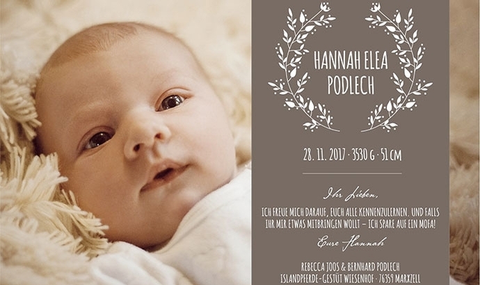DE20172811: Gratulation zu Hannah vom Wiesenhof