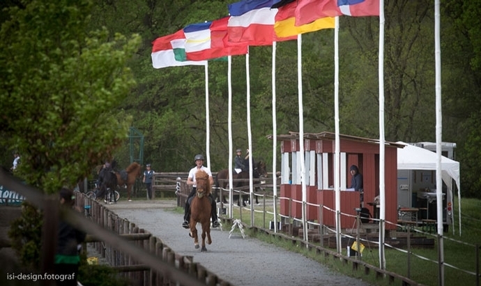 Kronshof: Hólmgeir, Jannik, Anoush, Johanna feiern