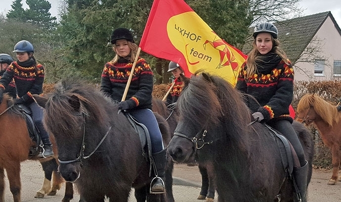 Kalter Markt: Lixhof-Truppe feiert reiterliches Neujahr