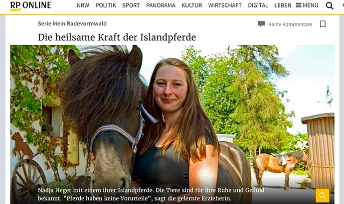 Faszination Heilpädagogik mit Island-PS bei Nadja
