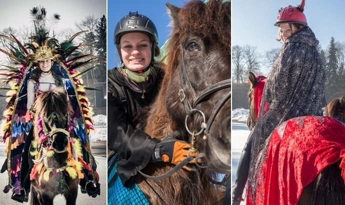 IceHorse; Trainingsfotos vom coolen Valentinstag