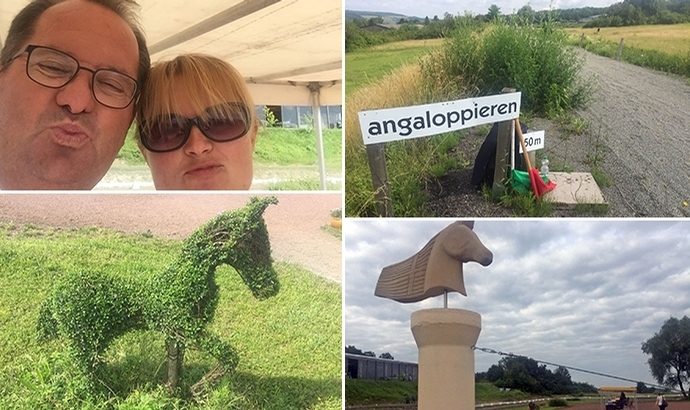 Grenzlandhof: Clemens, Sabrina, Willi, Lena jubeln