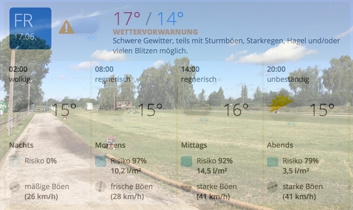 Lótushof: Turnierstart mit frecher Unwetterwarnung
