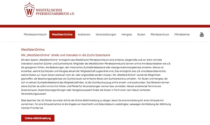 Abfohlmeldung online: Schneller zur FEIF ID