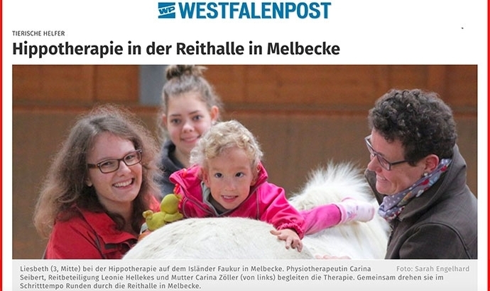 Entspannung/Balance für Liesbeth per Hippotherapie
