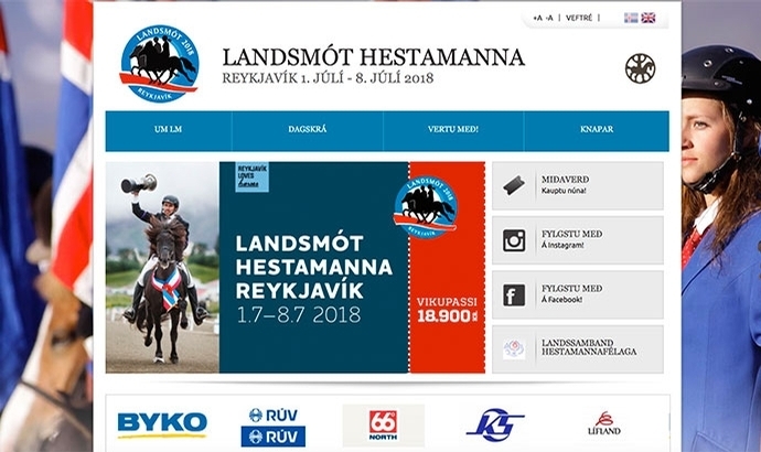 Landsmót sucht Volunteers für Reykjavík 2018