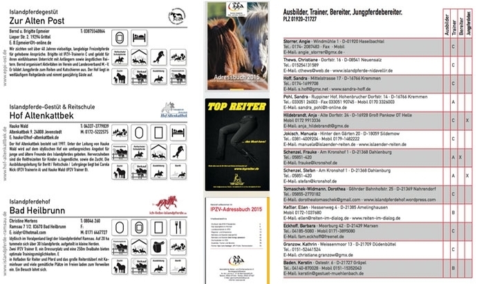 Jetzt anmelden für neue Ausgabe vom Adressbuch