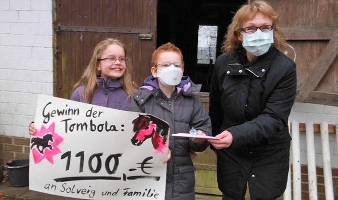 Großzügige Gala-Spende für die Familie von Solveig