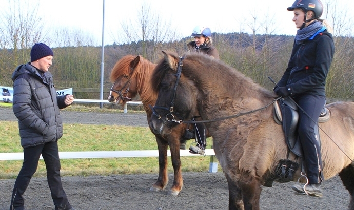 Engagiertes Wintertraining der IPZV’ler auf Töltmyllan