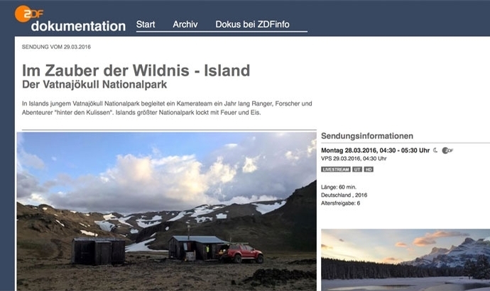 ZDF am Ostermontag: Doku über Islands Vatnajökull