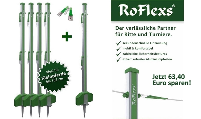 Pferde sichern und sparen: Mehrwert-Set von RoFlexs