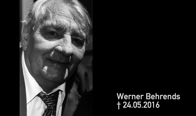 Trauer um Gründervater Werner Behrends (†81)