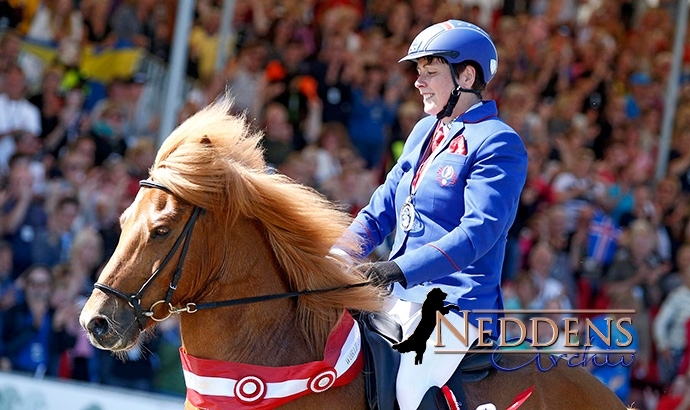 WM live: Kristín Lárusdóttir gewinnt das Tölthorn 2015