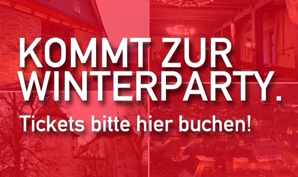 Winterparty am 10.01. – jetzt Tickets und Zimmer sichern!