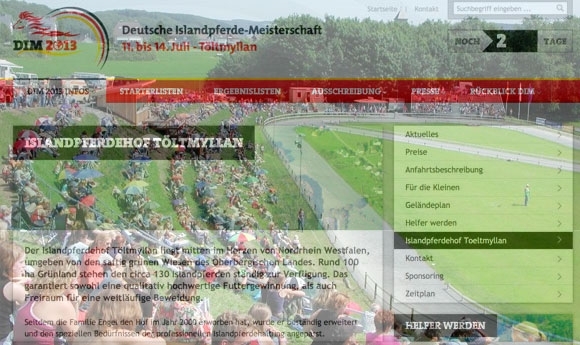 DIM auf Töltmyllan startet heute mit FIZO, Sport ab DO