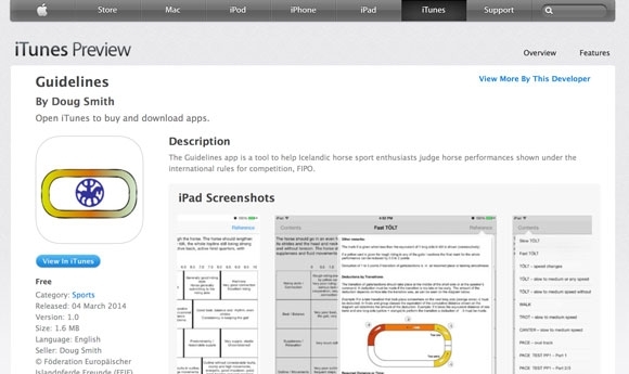 Neue Guidelines: FEIF veröffentlicht interaktive iPad-App