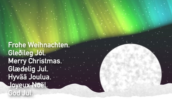 Gleðileg jól: Alles Liebe und Gute zum Weihnachtsfest
