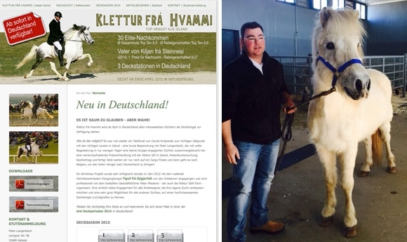Klettur heile gelandet: Neues Zucht-As in Deutschland