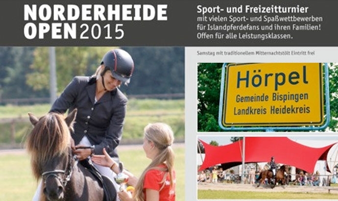 Norderheide: Götz & Co. laden zum Islandpferdefest