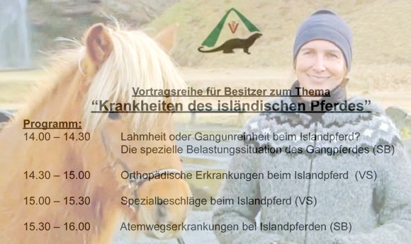 Vortrags-Tipp: Braun/Sill über Islandpferde-Krankheiten