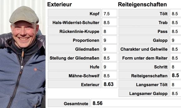 Þórálfur frá Prestsbæ (8.56) rockt FIZO in Sauðárkrókur