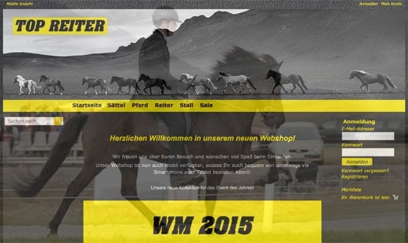 TopReiter: Neuer Web-Shop, Gestüts-Event, Þokki kommt