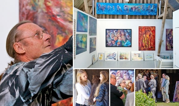 Groß-Freytag: Farbenfrohe Vernissage im Atelier Rungholt