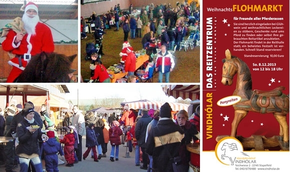 Ho-ho-ho … Vindhólar lädt zum Weihnachts-Flohmarkt