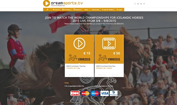 Live-Stream der WM per Tages- oder Event-Pass