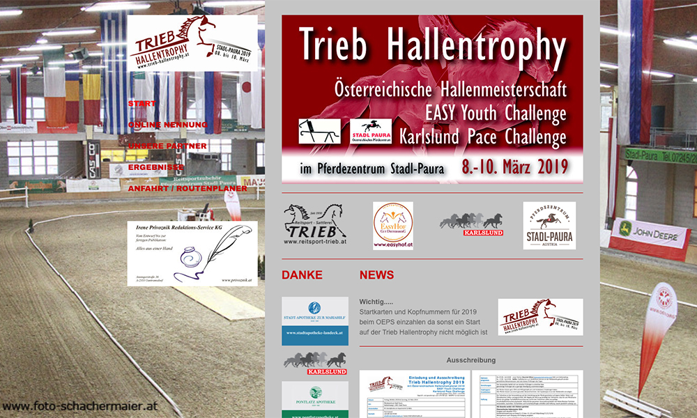 Stadl-Paura lockt zur Trieb Hallentrophy 2019