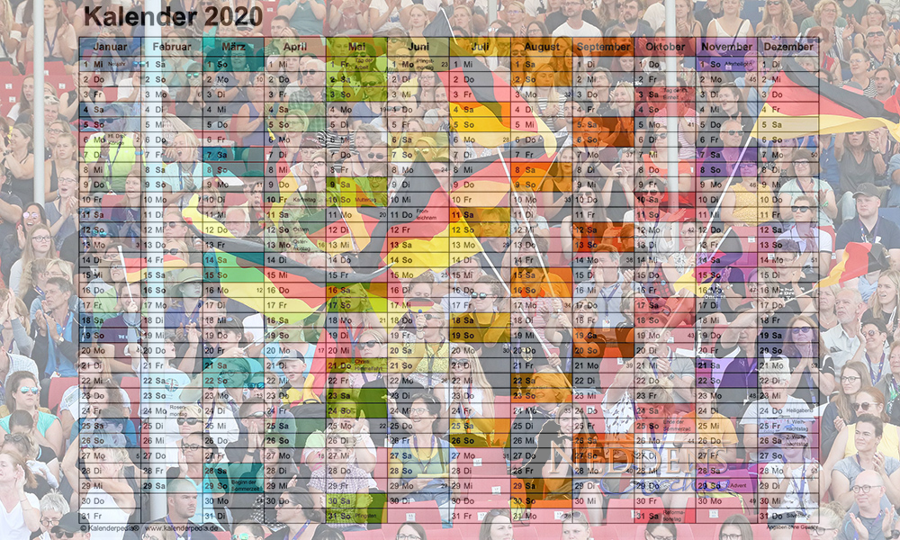 Kalender 2020 verheißt reichlich Action bundesweit