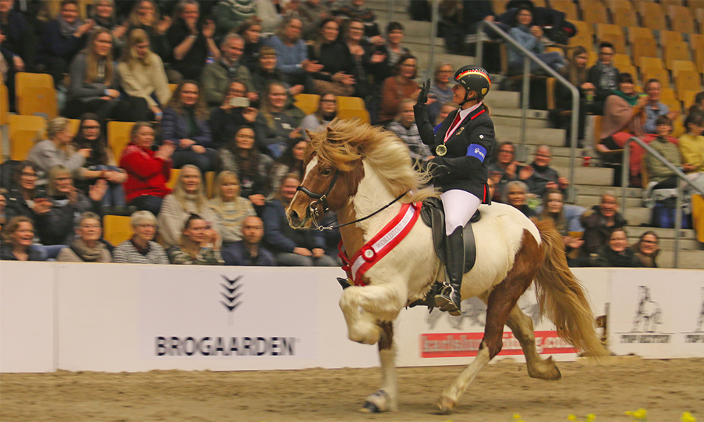 WorldTölt: Lisa & Vörður holen T2-Gold in Odense