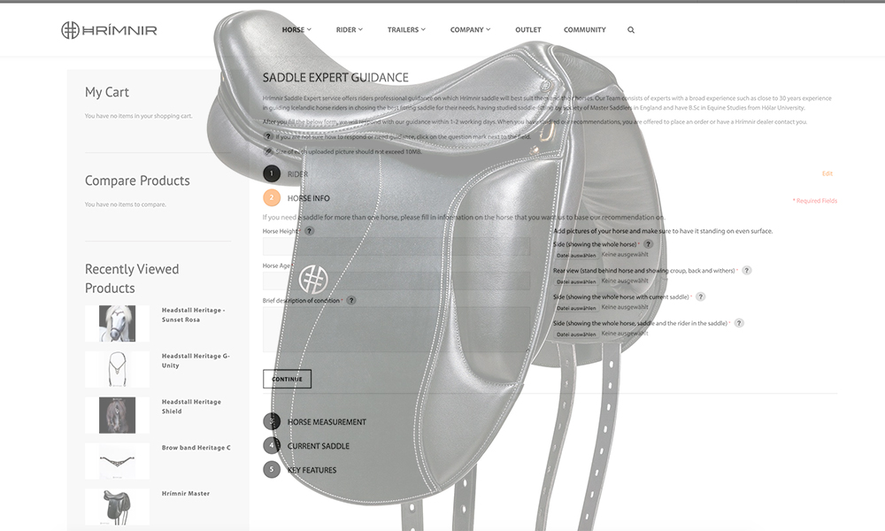 Saddle Expert von Hrímnir für passgenaue Beratung