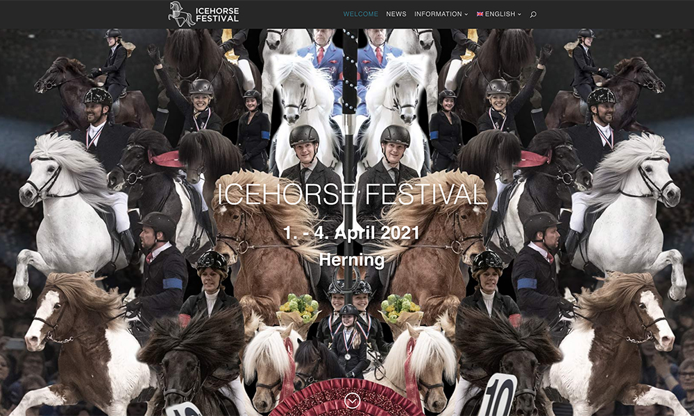 Nächstes Icehorse Festival in Herning: 1.-4. April 2021