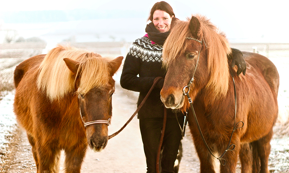 Reiten mit Handicap: Corinne mit Mut zum Trainer C