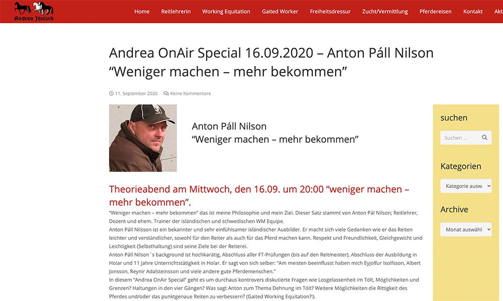 Ausbildungsforum online: Anton & Andrea heute 20h