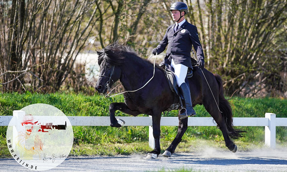 Heesberg: Daniel, Silke, Timo toppen T2, PP1, V2